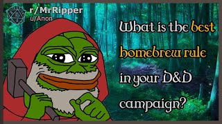 What is the best homebrew rule in your DampD campaign dnd [upl. by Lennon343]