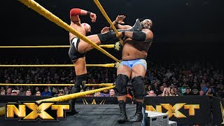 Keith Lee vs Dominik Dijakovic WWE NXT Feb 27 2019 [upl. by Olivette11]