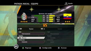 FIFA 11 PS2 Gameplay  Mexico vs Ecuador [upl. by Foulk]