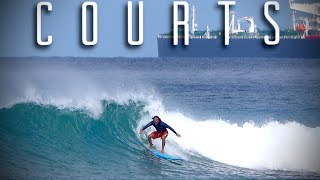 Surfing and SUP  Courts Surf Break  Ala Moana 2021 [upl. by Vacla]