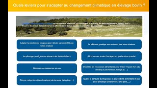 Leviers d’adaptation au changement climatique  du nouveau dans le centre de ressources Aclimel [upl. by Androw]