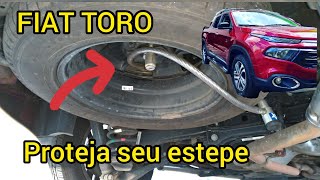 Fiat Toro Como Proteger seu estepe Contra Roubo 😎 [upl. by Ylimme]