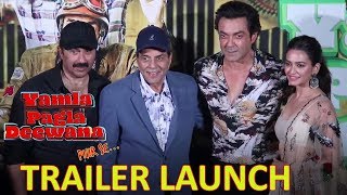 Yamla Pagla Deewana Phir Se Trailer Launch  DharmendraSunnyBobby [upl. by Floeter]