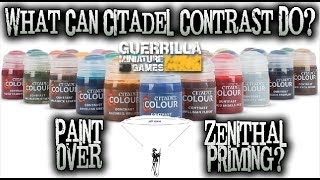 What Can Citadel Contrast DO  Paint over Zenithal Primer [upl. by Narine]