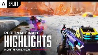 Highlights  NA Pro League Split 1 Regional Finals  Apex Legends [upl. by Nyved]