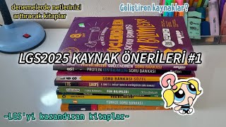 LGS 2025 KAYNAK ÖNERİLERİ 📚❓️ [upl. by Anatnas]