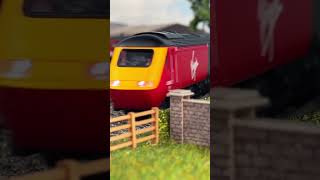 Class 43 HST in Virgin Trains Livery Passing of the Railway train modeltrains modelrailway [upl. by Tronna]