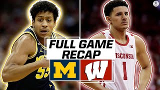 Michigan at Wisconsin Highlights Brawl breaks out postgame I CBS Sports HQ [upl. by Eislel]