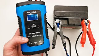 12V Automatic Pulse Repair Car Battery Charger 6A [upl. by Mezoff]