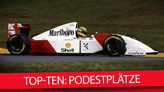 Top10 Formel1Fahrer mit den meisten Podestplätzen [upl. by Floyd991]