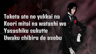 Black Butler Kuroshitsuji Op 1  Monochrome No Kiss Lyrics [upl. by Oirobil]