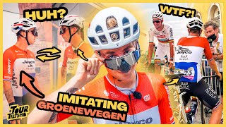 I was Dylan GROENEWEGEN for a Day 😂  TOUR DE FRANCE 2024 3 [upl. by Alleoj]