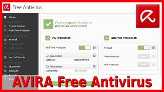 AVIRA Free Antivirus setup and scan [upl. by Maurene402]