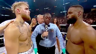 Jake Paul USA vs Tyron Woodley USA II  KNOCKOUT BOXING fight HD [upl. by Enitsua]