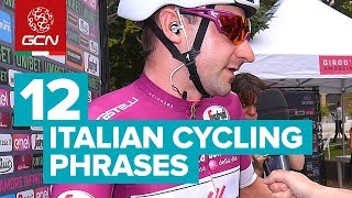 GCNs Italian Cycling Phrases Vol2  12 Key Racing Terms [upl. by Uah580]