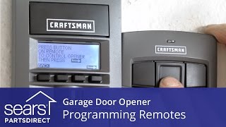 Programming Garage Door Opener Remotes [upl. by Bencion]