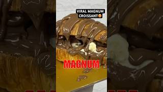 Viral Magnum Croissant Recipe croissant chocolatecake viralshort cakevideos food shorts [upl. by Drais]