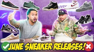 INSANE SNEAKER RELEASE FOR JUNE COP or DROP SUMMER HEATING UP [upl. by Nirroc993]