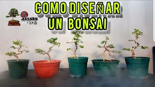 🔴COMO HACER UN BONSAI PODA DISEÑO Y ESTRUCTURA  parte 1👈 MUY FACIL DE HACER [upl. by Garrison359]