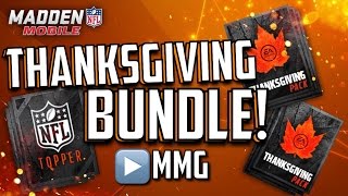 Thanksgiving Bundle Madden Mobile 16 [upl. by Letnahs]