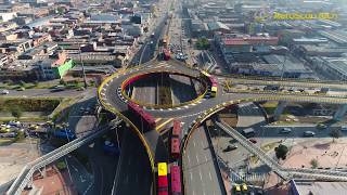 Glorieta Elevada Transmilenio Drone  AeroScanTech [upl. by Luanni]