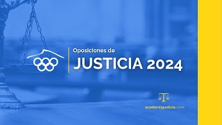 Sesión Informativa Oposiciones de Justicia 2024 [upl. by Aman]