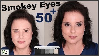 Easy Smokey Eye Makeup for Hooded Wrinkled Eyelids  Over 50 Mature Skin [upl. by Jan]