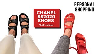 CHANEL VELCRO DAD SANDALS AND SNEAKERS SS2020 [upl. by Aceber1]