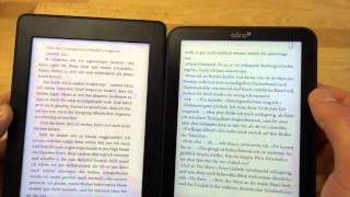 Tolino Vision 3 HD vs Kindle Paperwhite 3  Vergleich [upl. by Enelyk]