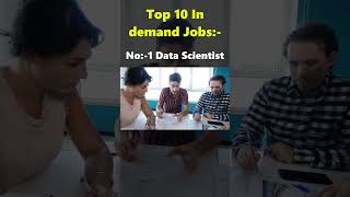 Top 10 In demand Jobs Part 01  datascientist top10 job shortsviral youtubeshorts [upl. by Aiksa604]