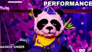 Panda Sings quotStory Of My Lifequot by One Direction  The Masked Singer UK  Season 3 [upl. by Alyam876]