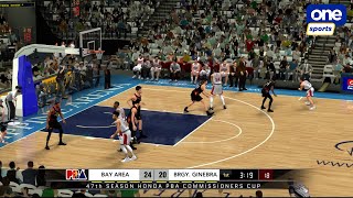 Brgy Ginebra vs Bay Area Dragons  GAME 7 FINALS Full Highlights  PBA2K23 Gameplay [upl. by Thaddeus]