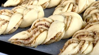 Completely new method for cinnamon rolls Simple and tasty recipe [upl. by Jasmin863]