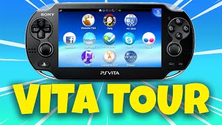 Whats On My MODDED PS VITA PlayStation Vita Tour [upl. by Samoht]