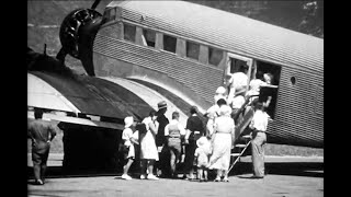 A Junkers JU 52 of Eurasia Aviation Corporation 1930s F579c [upl. by Ratha]