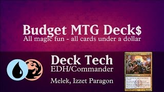 Budget Melek Izzet Paragon  EDH  Commander  CONTROL [upl. by Pascasia]