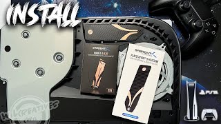 PS5 SSD Upgrade Sabrent PS5 Heatsink amp 2TB Sabrent Rocket 4 Plus M2  Install Step by Step [upl. by Luing]