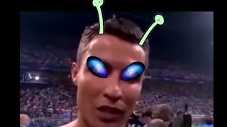 Ronaldo siuuu with alien sound effect 👽👽 [upl. by Kate]