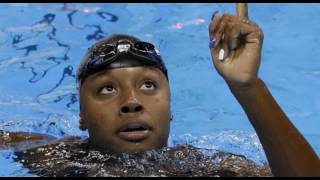 Simone Manuel Made History As First US Black Woman To Win Individual Olympic Swimming Medal [upl. by Herbert]