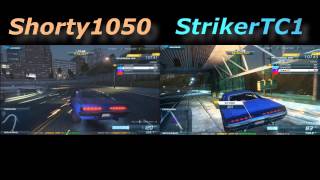 Need For Speed Most Wanted 2012 Multiplayer Split Screen Gameplay w Shorty1050 [upl. by Daphie]