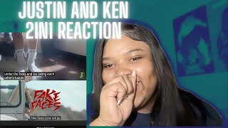 🫠🫠🤯 2IN1 REACTING TO SB19 JUSTIN AND KEN SURREAL MV FAKE FACES MV [upl. by Coffey409]