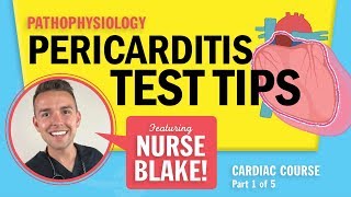 Pericarditis Nursing School amp NCLEX Test Tips [upl. by Werdnael469]