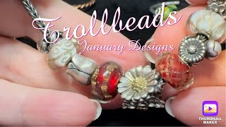 Trollbeads  January Designs [upl. by Okihsoy]