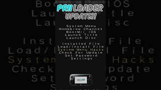 Priiloader on Wii U WiiUHomebrew Gaming [upl. by Medovich]