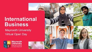 International Business  Maynooth University Open Day 2021 [upl. by Most]