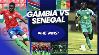 Gambia vs Senegal Guinea [upl. by Nnael]