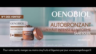 Oenobiol Autobronzant  peau claire et sensible quotun hâle uniforme sans soleilquot Pub 19s [upl. by Sladen]