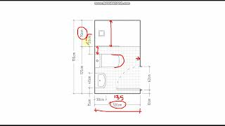 Dimensiones mínimas para un baño completo [upl. by Eimmis]