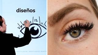 Mini Curso Completo de Diseños en Extensiones de Pestañas Corrección de la Mirada [upl. by Hekker]