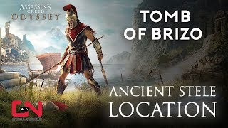 Assassins Creed Odyssey  Tomb of Brizo  Ancient Stele Location [upl. by Sibella497]